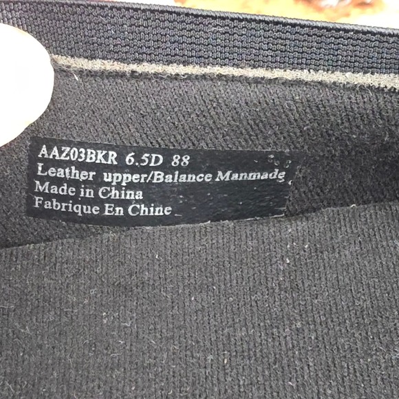 Aravon by New Balance Pasty -ARBlack Leather Lizard Print Elastic Slip On 6.5D - Picture 7 of 8